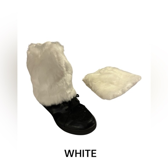 Multiple Colors Faux Fur Soft Costume Leg Warmers Boot Covers Dancewear Rave NWT - Picture 8 of 10